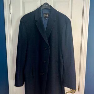 Jos. A. Bank Executive Collection Overcoat – Men’s 46R – Navy – Wool Blend Dress